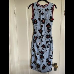 no. 21 sleeveless midi dress